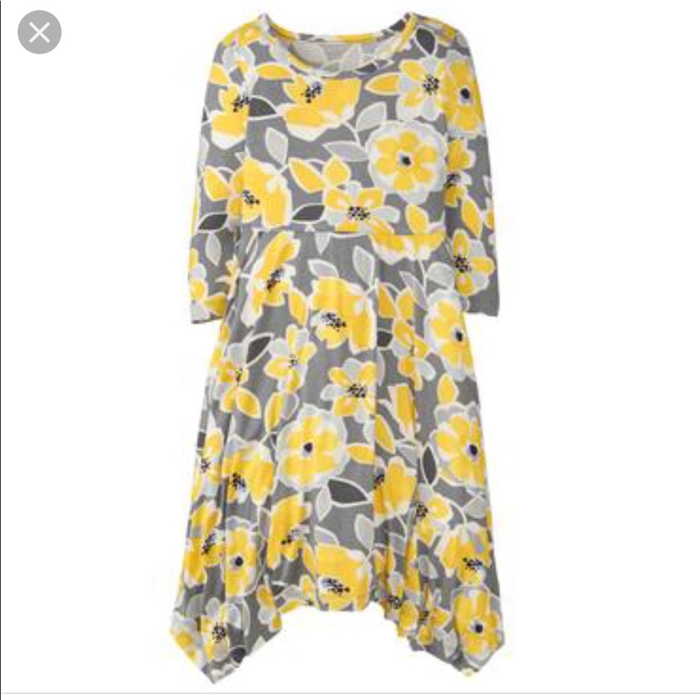 Gymboree girls flowered Dress, Size Small 5-6